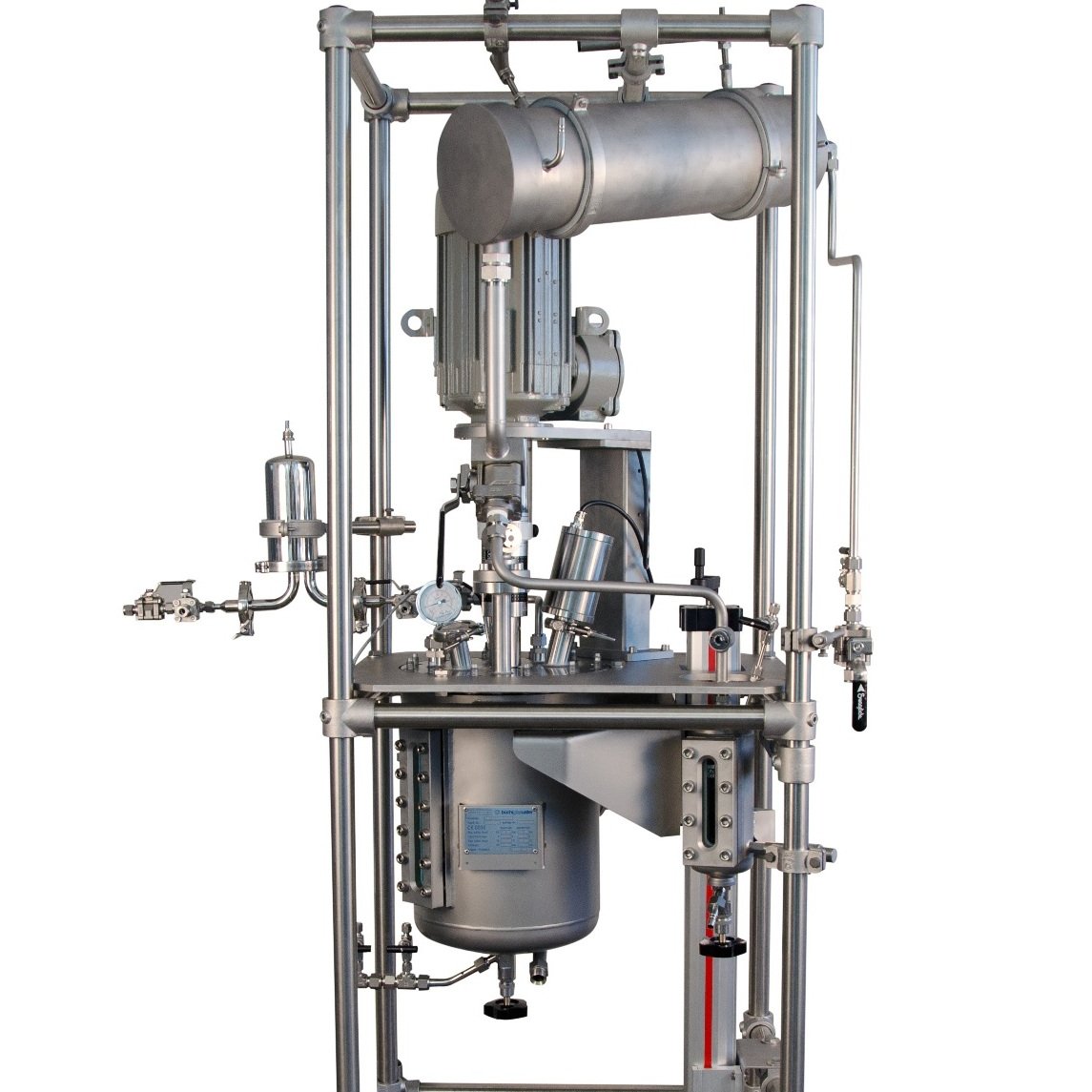 Reator de pressão de 20 litros com destilação por refluxo