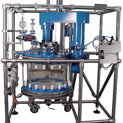 Filtro Nutsch de 140 litros com ajuste de altura pneumático (ATEX) 