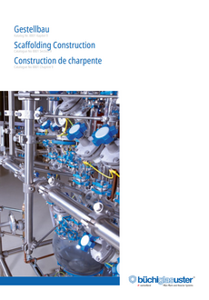 Estrutura de suporte: tubos, clamps, suportes 