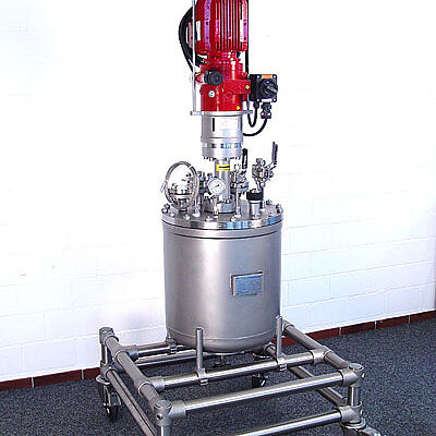 Reator de hidrogenação móvel de 50 litros e 10 bar
