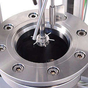 Agitador tipo turbina , dip tube, baffle