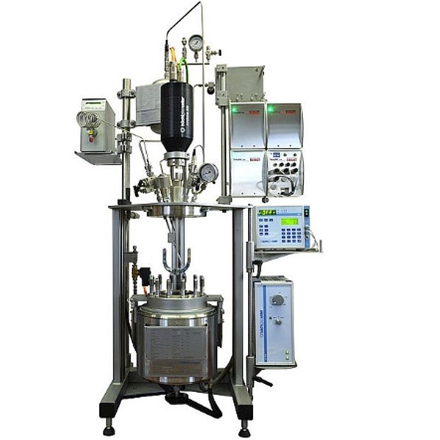 Sistema automatizado de reator de alta pressão para processos químicos industriais