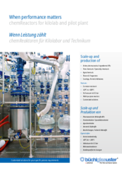 ChemReactors for kilolab and pilot plant