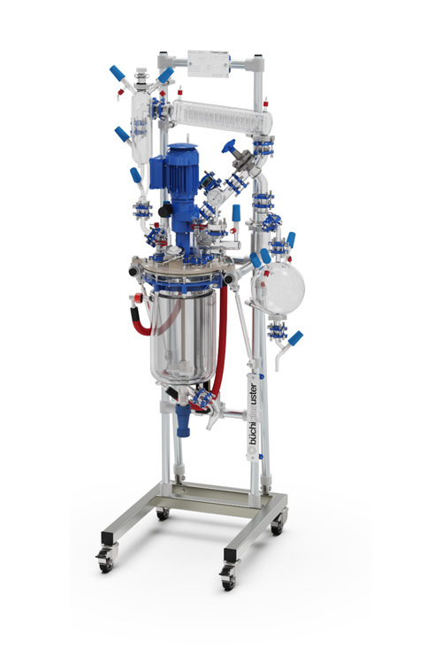Reator de vidro multiusos resistente para pequenos volumes