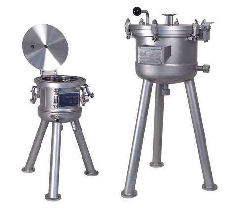 Filtros de pressão para Laboratórios e Plantas Piloto Filtros de pressão para Laboratórios e Plantas Piloto