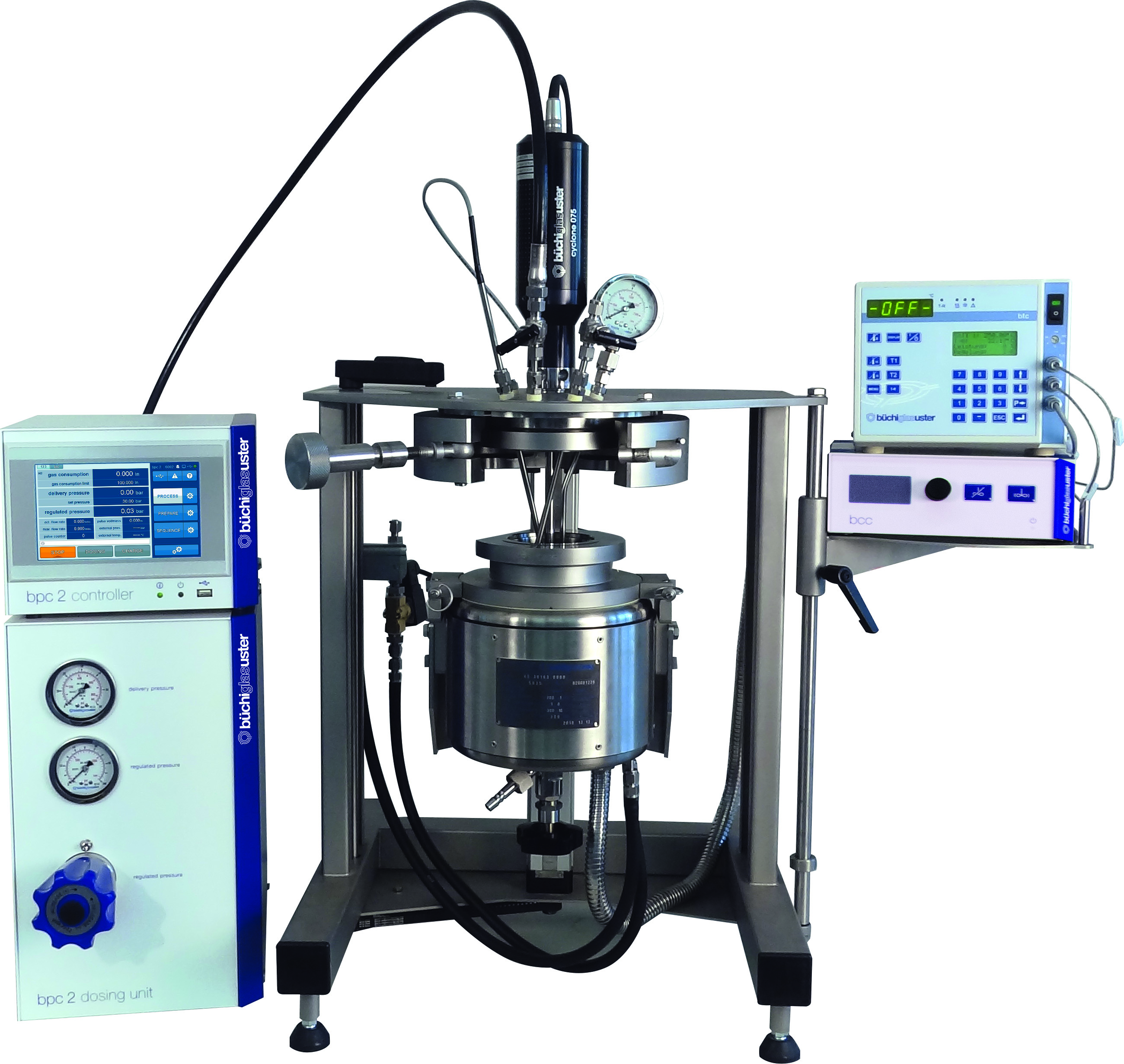 Hidrogenação com bpc 2 e reator pressurizado midiclave