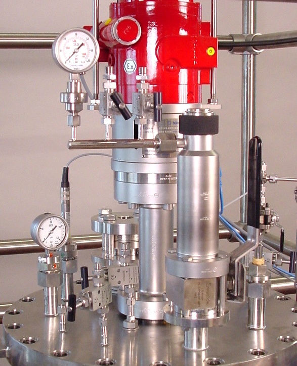 Motor de agitação com acoplamento magnético, Motor Ex- com inversor de frequência