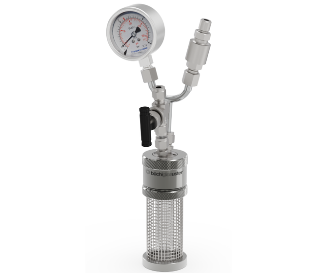 Reator de pressão de laboratório em pequena escala de vidro/aço (sem agitação)