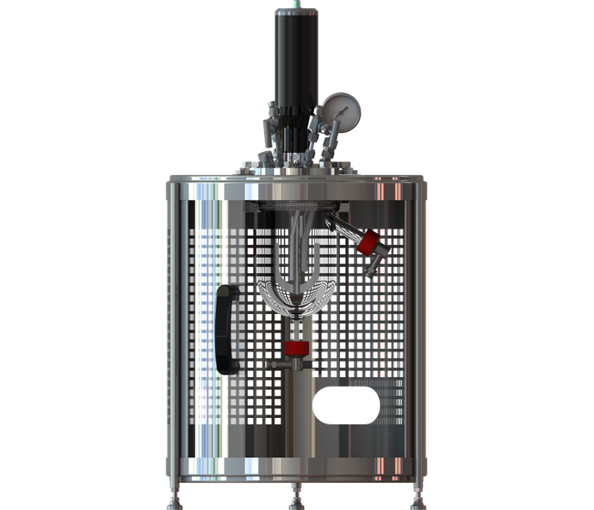uniclave® – sistema compacto e modular de reator de pressão em vidro/metal